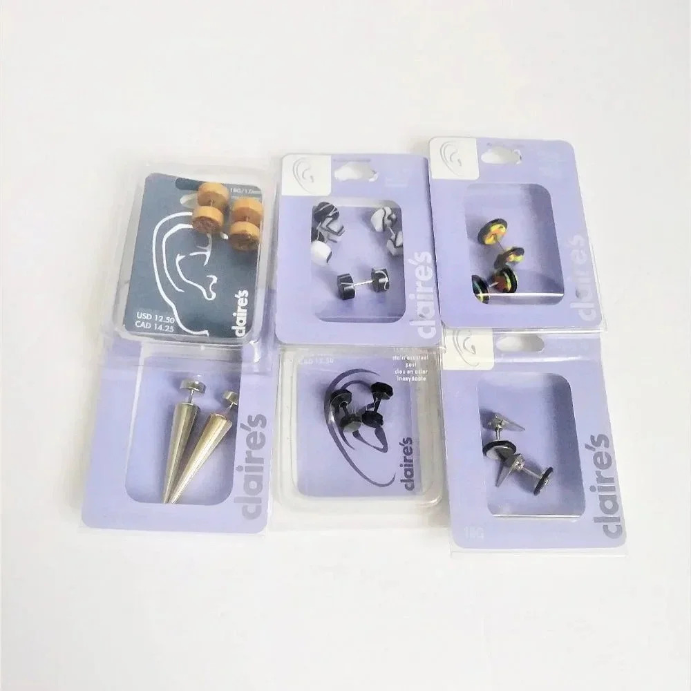 Claire's Lot of 6 Gauges Taper New‎